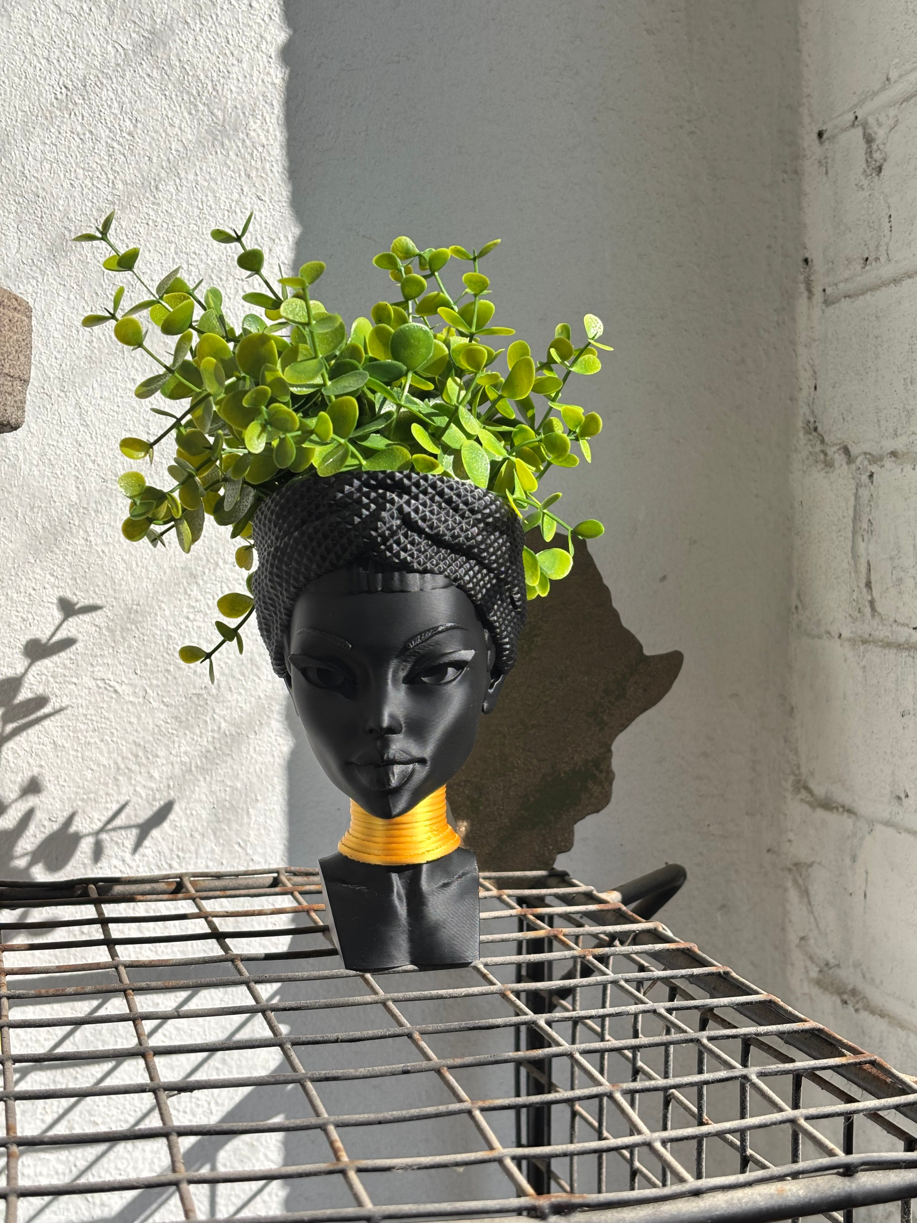 3D Printed African Queen Planter