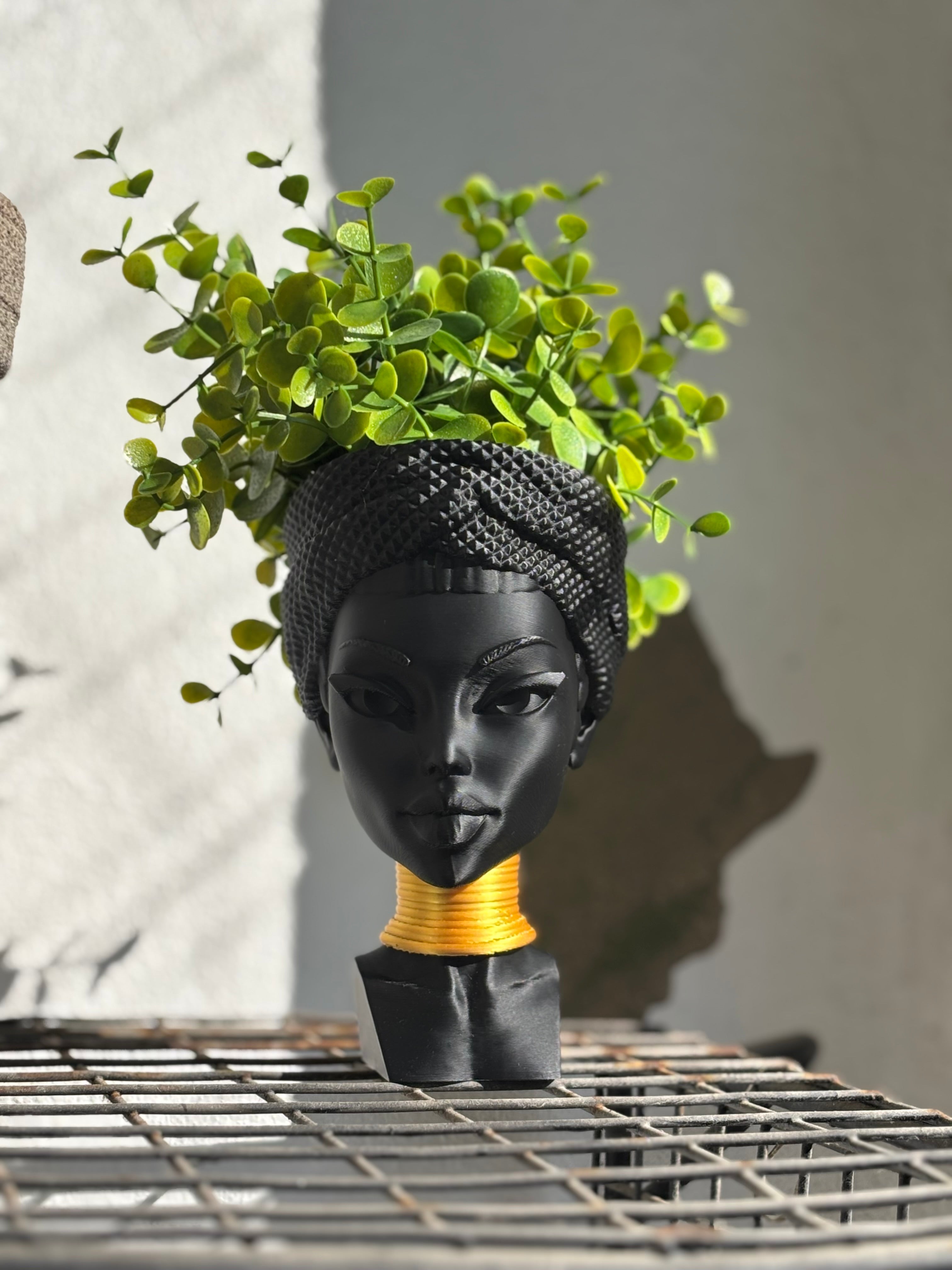 3D Printed African Queen Planter