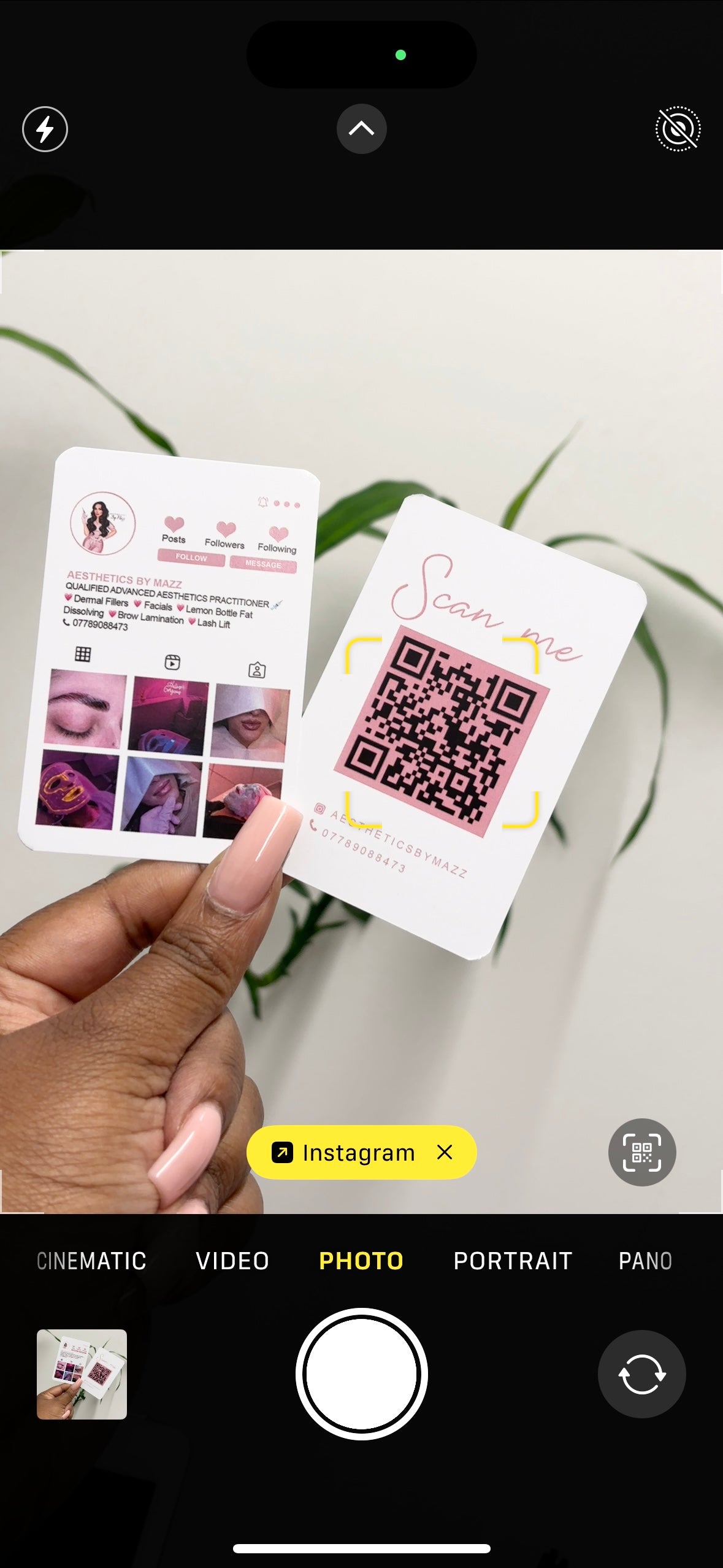 Instagram Business Cards