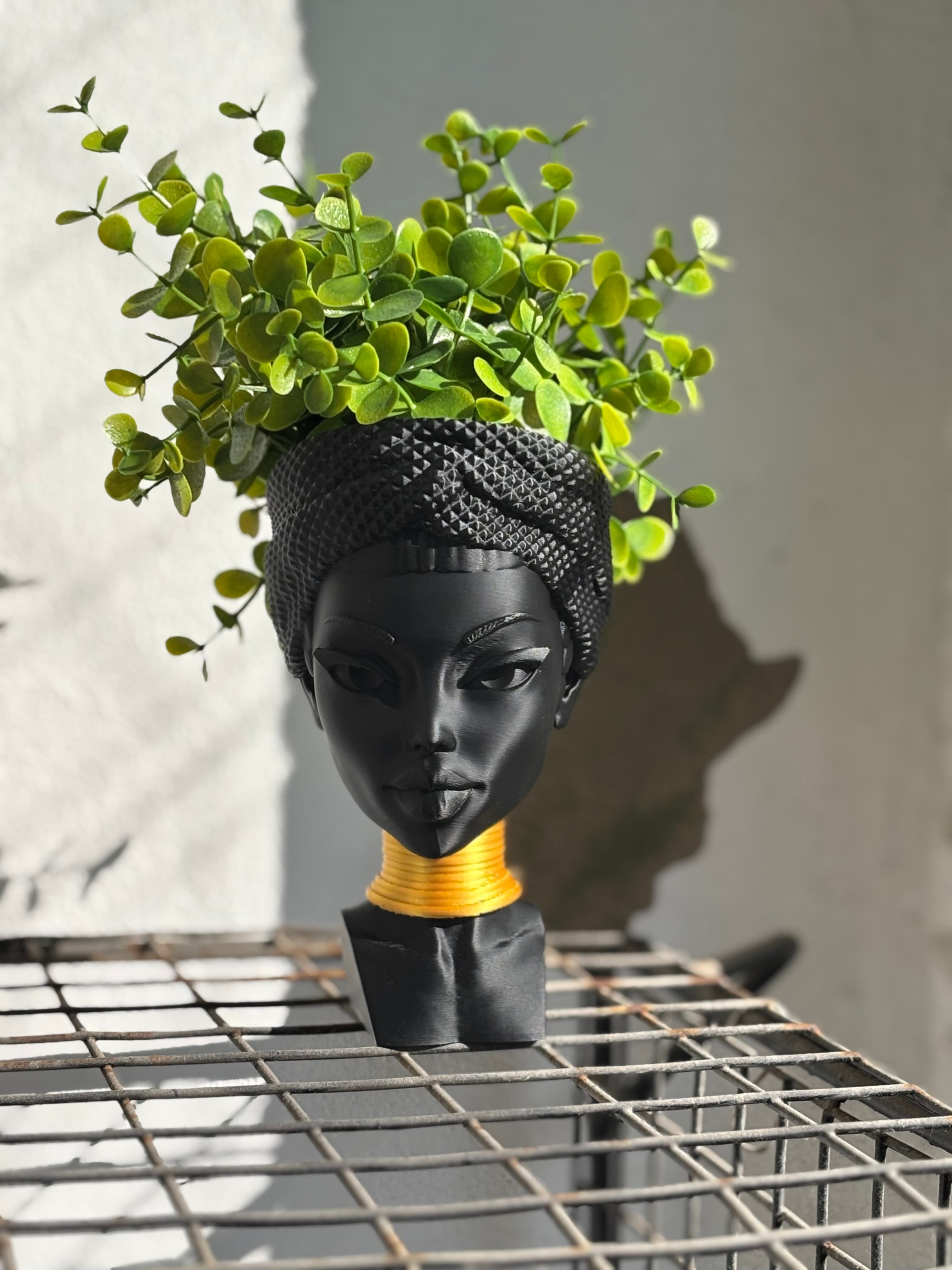 3D Printed African Queen Planter