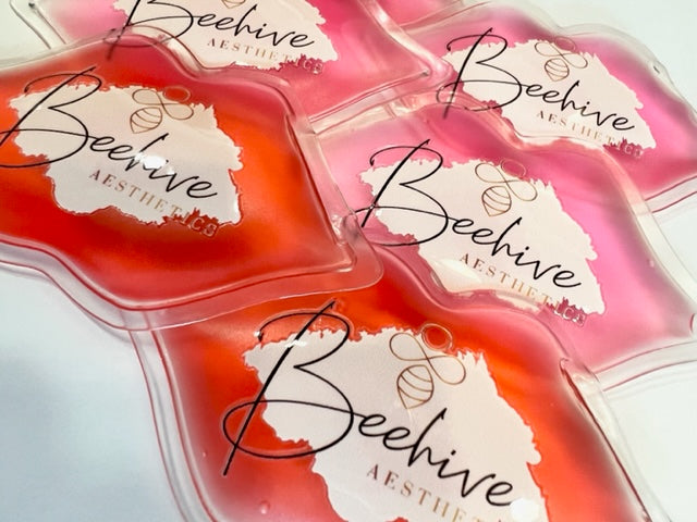 Personalised Soothing Lip Shaped Ice Packs - Post Treatment Aesthetics Client Aftercare