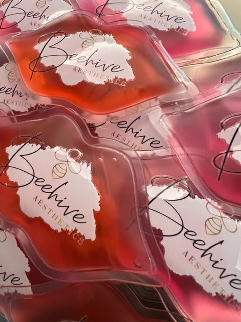 Personalised Soothing Lip Shaped Ice Packs - Post Treatment Aesthetics Client Aftercare