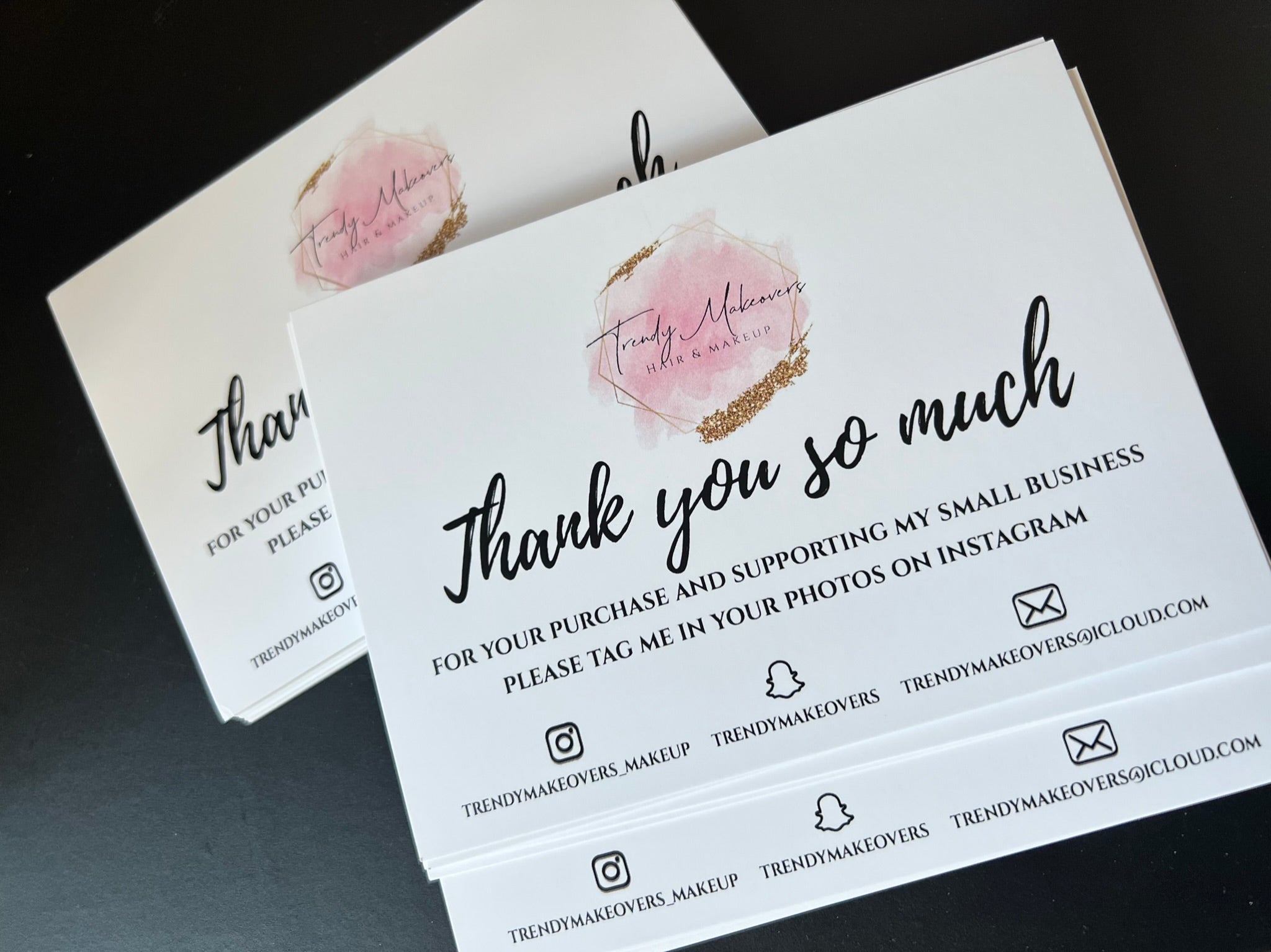 A6 THANK YOU CARDS